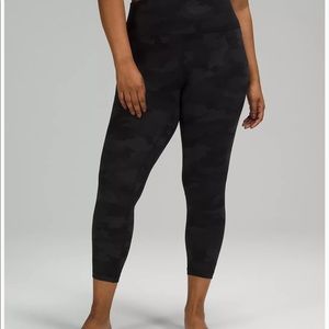 Lululemon Dark Camo Align Leggings 25”